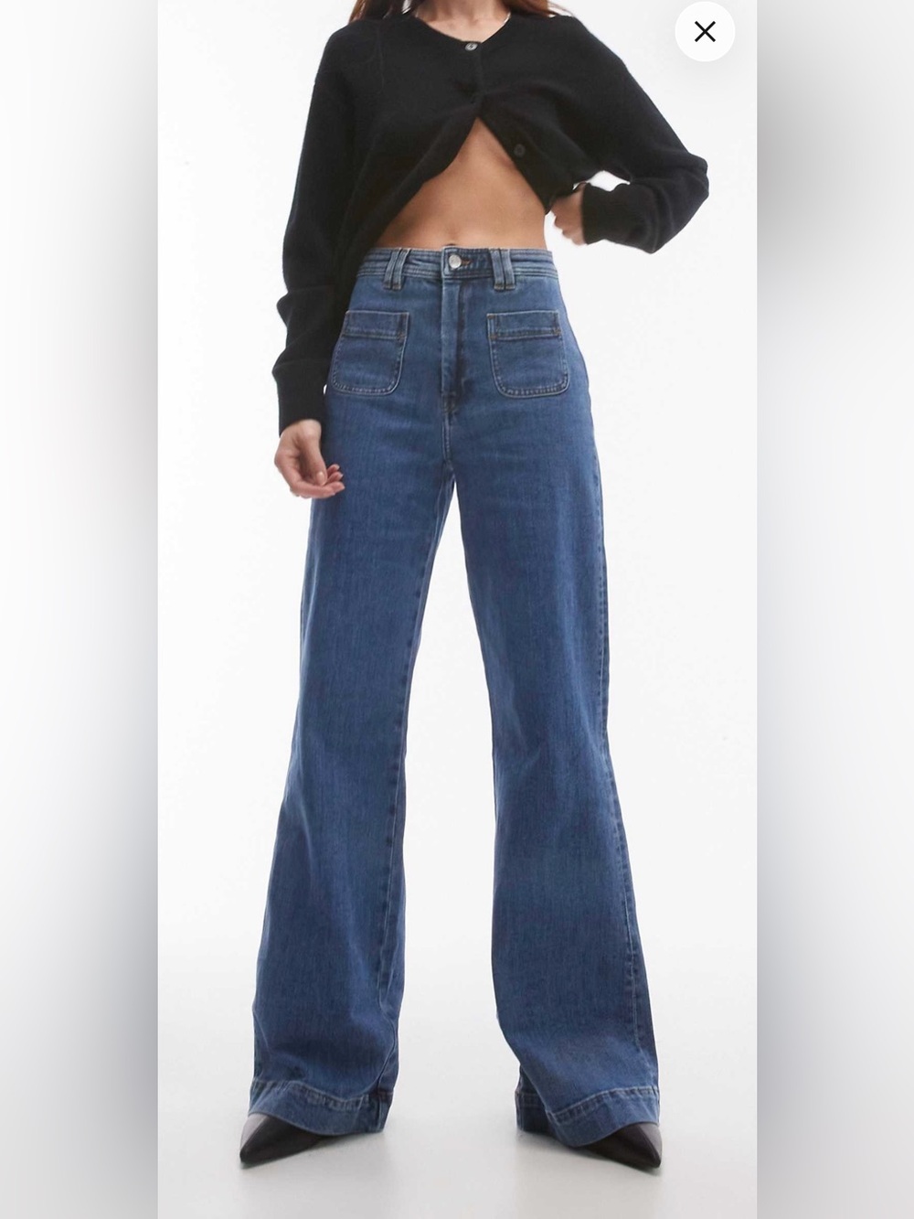 & Other Stories High Rise flare jeans